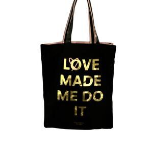 NWOT Victoria’s Secret “Love Made Me Do It” Canvas Tote